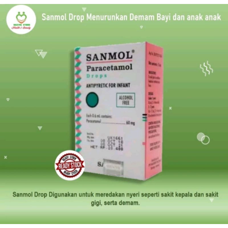 sanmol obat demam samol sanmol drops 15ml sanmol sirup