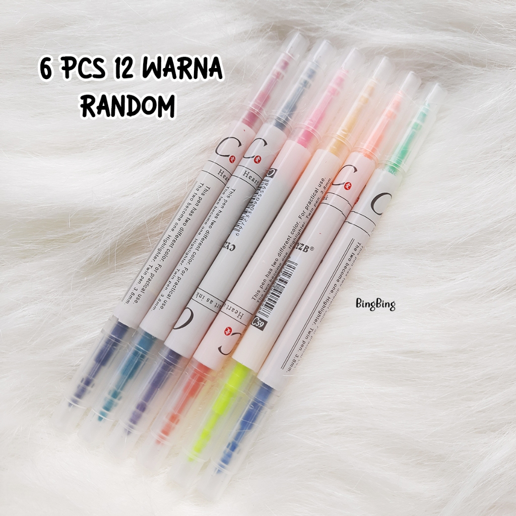 

HIGHLIGHTER / STABILO 2 WARNA