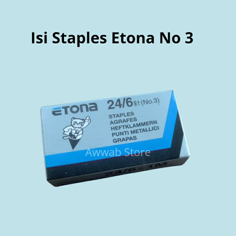 

Isi Staples Besar Etona no 3