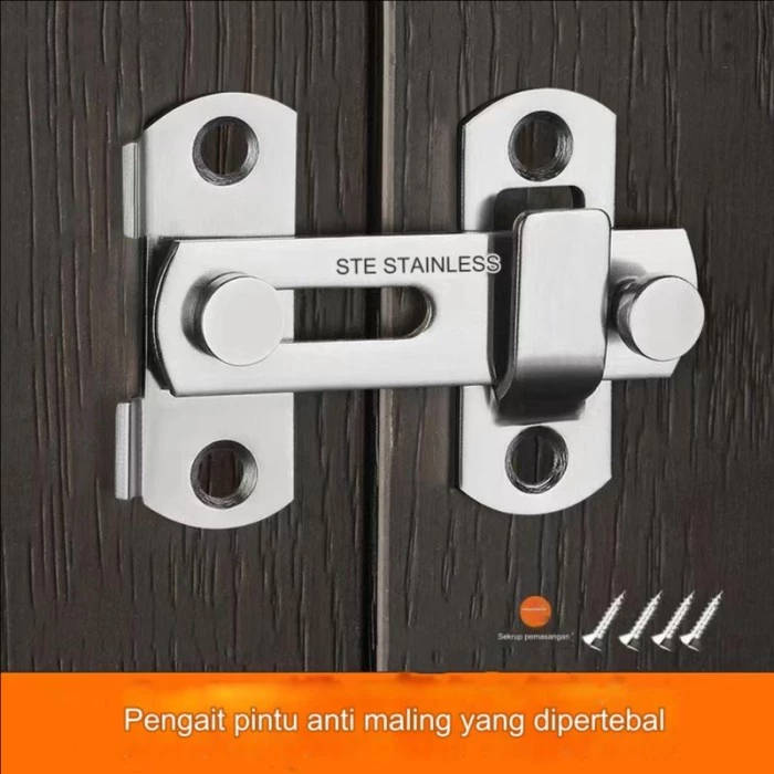 GRENDEL PINTU SLOT - SLOTAN PINTU - Grendel Kait Overpal - Grendel Kait Pintu Geser - Grendel Selot