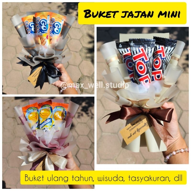

Buket Snack Ekonomis | Buket Ulang Tahun | Buket Tasyakuran | Buket Wisuda | Buket Jajan
