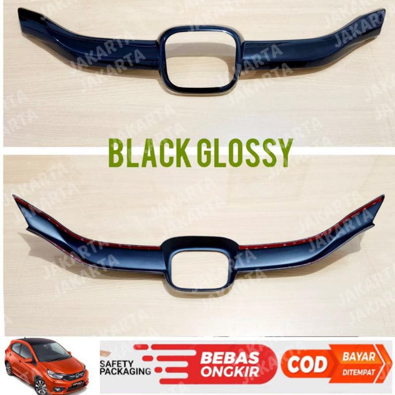 List Grill Bumper Depan Cover All New Brio 2018 2022 2023 AWAL RS SATYA Urbanite Hitam Glossy Carbon