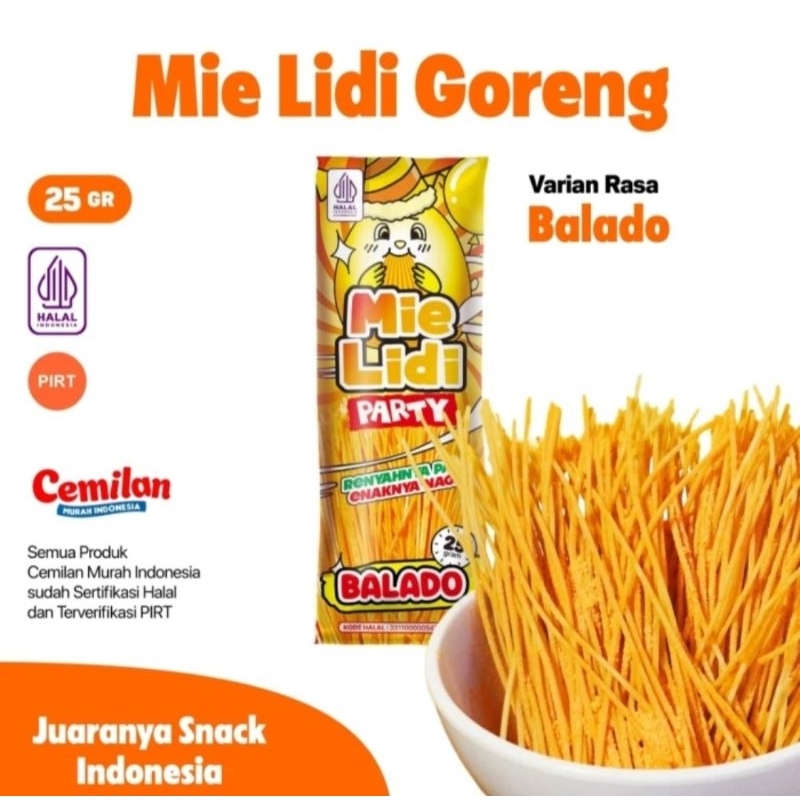 

Cemilan Murah Indonesia||Mie Lidi||Balado