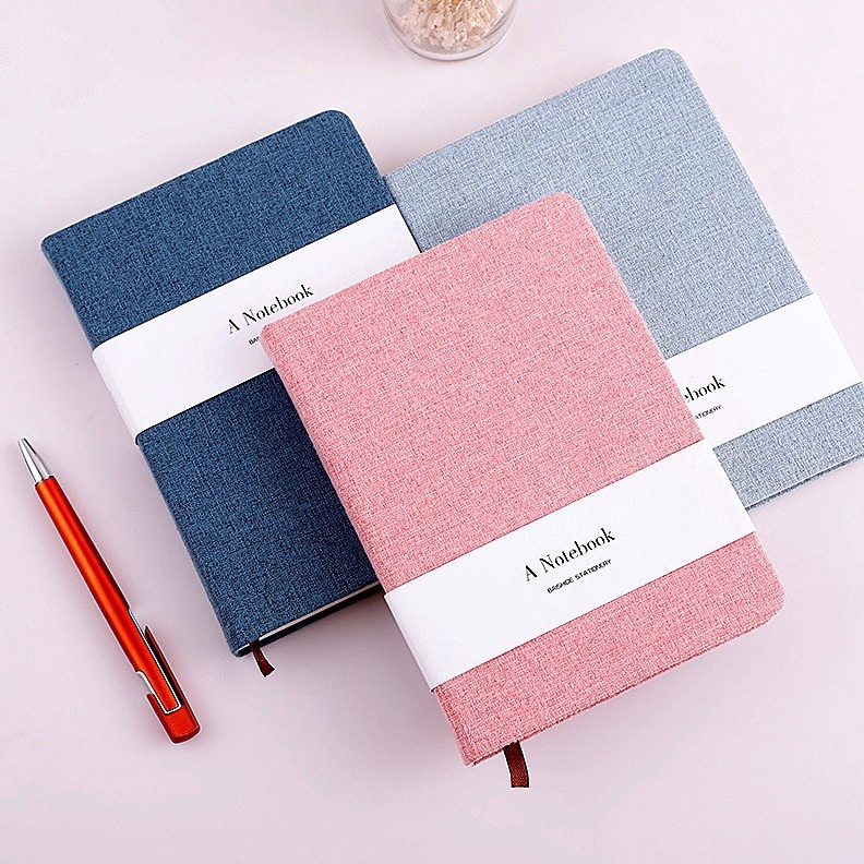 

DASYAT LITTLE O Canvas Cover Notebook buku catatan Buku Hardcover Notebook Aesthetic Notebook A5 A6