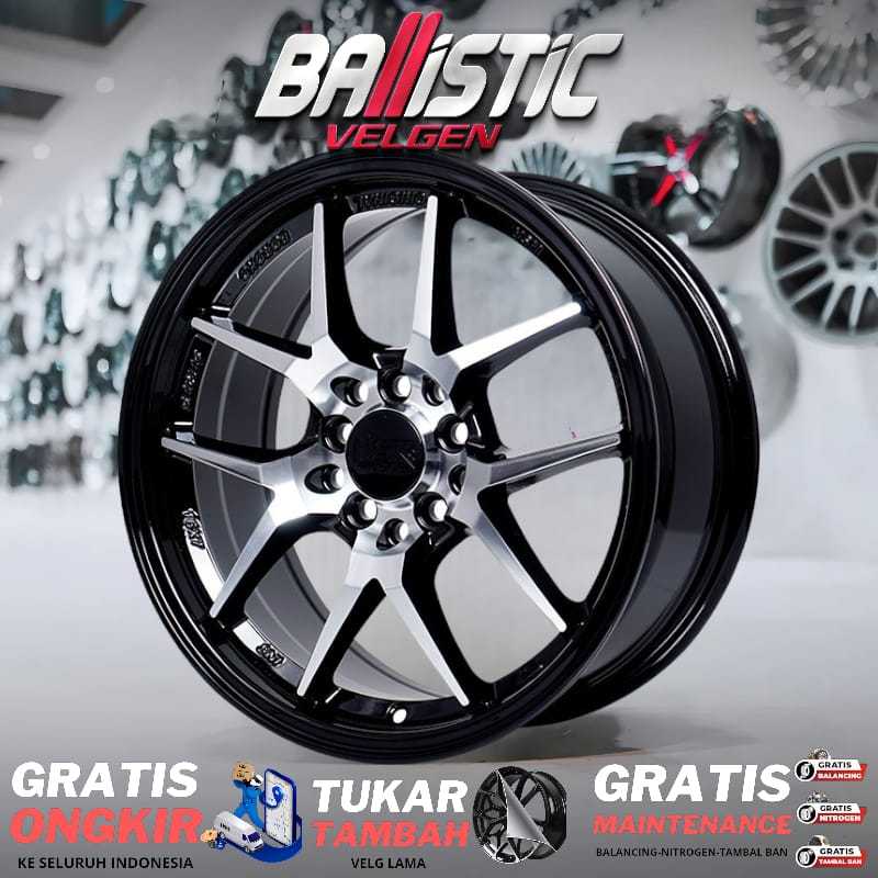 Velg Racing Mobil Lexus, Accord New DLL Ring 16 Lubang Baut 5 Velg Variasi HSR Original Type HYURA