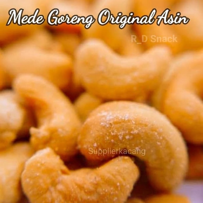 

HEBOH 1Kg Mede Goreng ORIGINAL Asin kacang mete fried cashew ORI ASIN