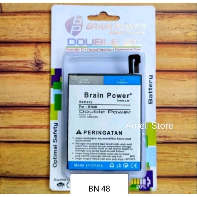 BATTERY BATERAI BATTERE BATRE XIAOMI REDMI NOTE 6 PRO BN-48 BN48 DOUBLE POWER