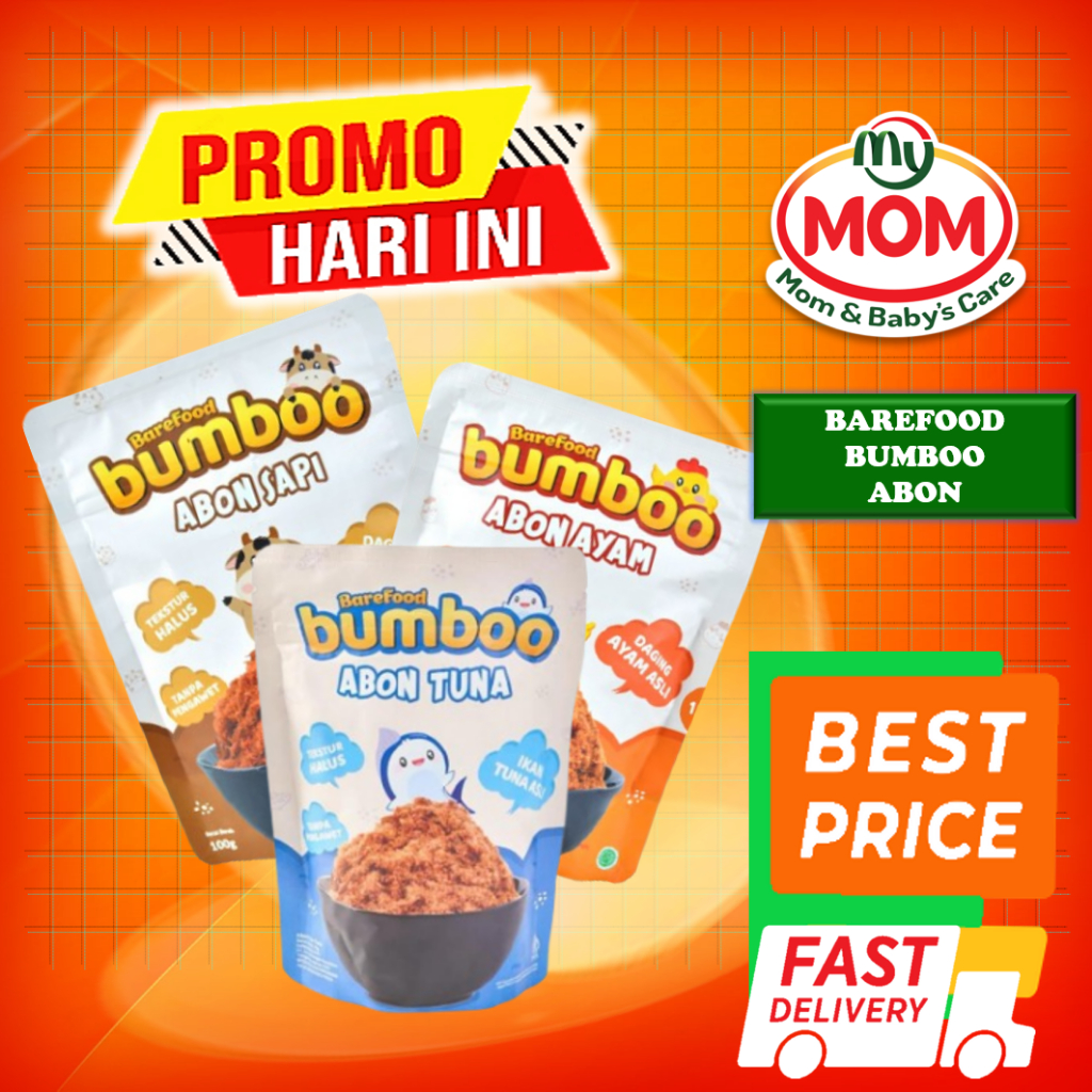 

BUMBOO Abon 90gr - Abon Tuna 75gr - Abon Sapi - Abon Ayam - Anak Bayi - Asi Booster - Mpasi - MyMom