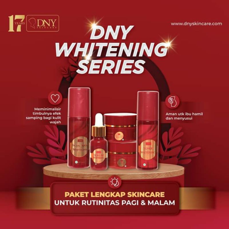 PROMO DNY SKINCARE PAKET WHITENING ( FREE POUCH  ) original 100%