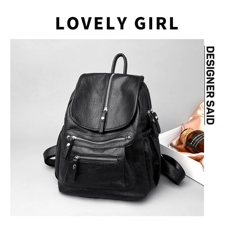 Tas Wanita Tas Ransel Wanita Tas Wanita Tas Ransel Wanita Kulit Sintetis Ransel Wanita