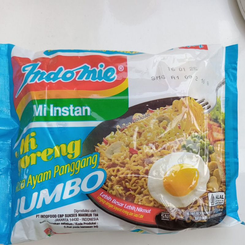

Indomie Jumbo Rasa Ayam Panggang 6 pcs