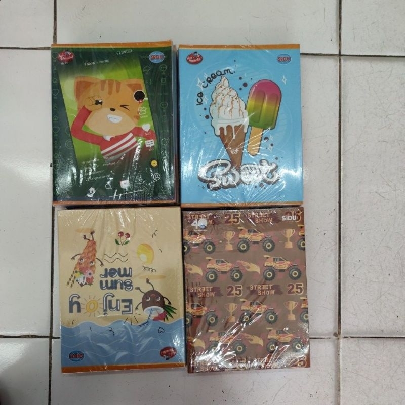 

Buku Tulis Sidu 38 (1pak isi 10 buku)