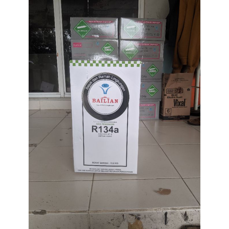 FREON R134a BAILIAN freon AC mobil, kulkas dan freezer (13,6kg)