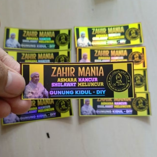 

Stiker Sholawat Zahir Mania - Request Nama Kota - Hologram