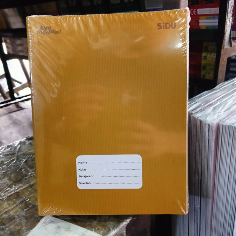 

SIDU Buku Tulis 40 Lembar 10 Buku Dengan Cover Sampul Coklat RB9
