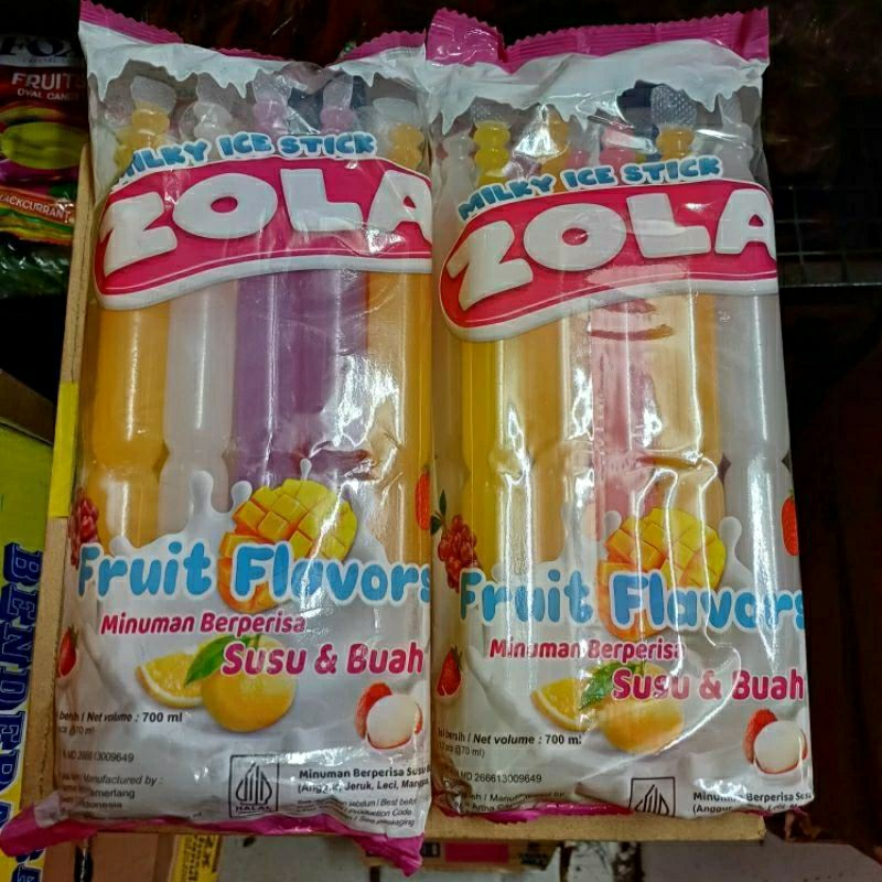 

Zola Milky Ice Stick Es Beku Isi 10