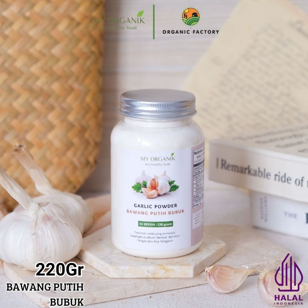 

My Organik Bawang Putih Bubuk Bubuk Bumbu Masak Dapur Rempah Premium Garlic Powder