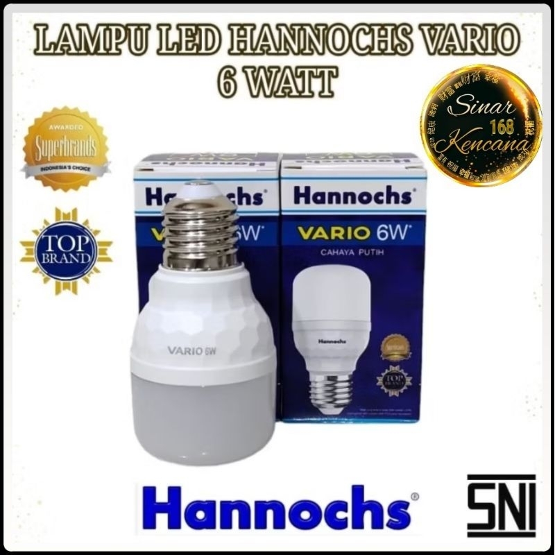 LAMPU LED HANNOCHS VARIO 6 WATT