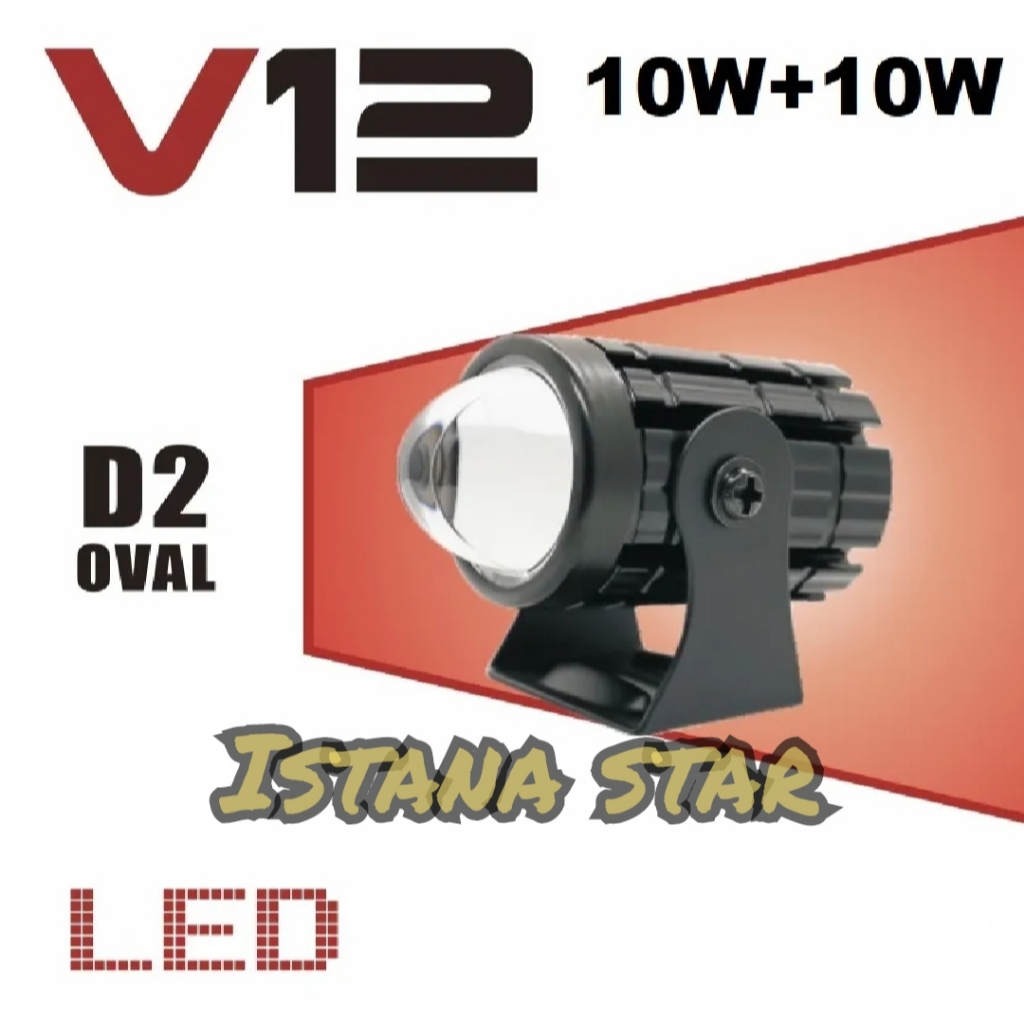 Lampu Tembak Laser Led Mini 2 Warna - Lampu Tembak Sorot Foglamp Mini D2 Laser Gun/lampu tembak lase