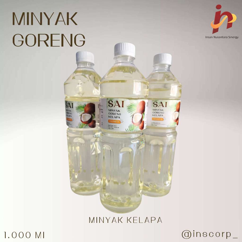 

Minyak Goreng Kelapa SAI 1Liter (Tututp Putih)