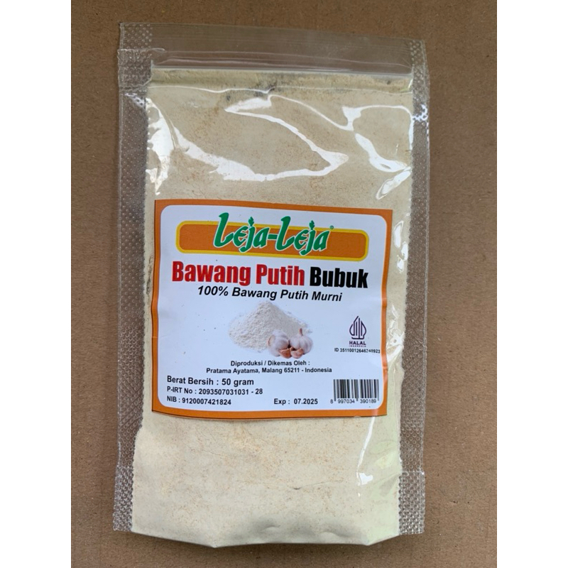 

Leja Leja Bawang putih bubuk murni 50gram