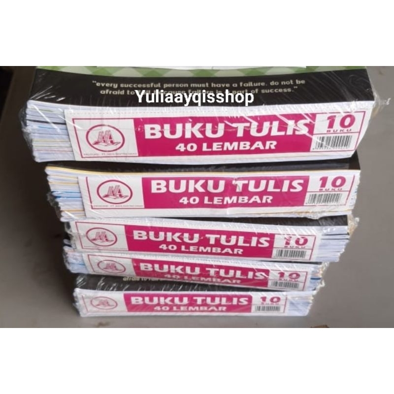 

Buku Tulis Kwuarto/ Maxi Campus Merk AA 1pak ( isi 10pcs )