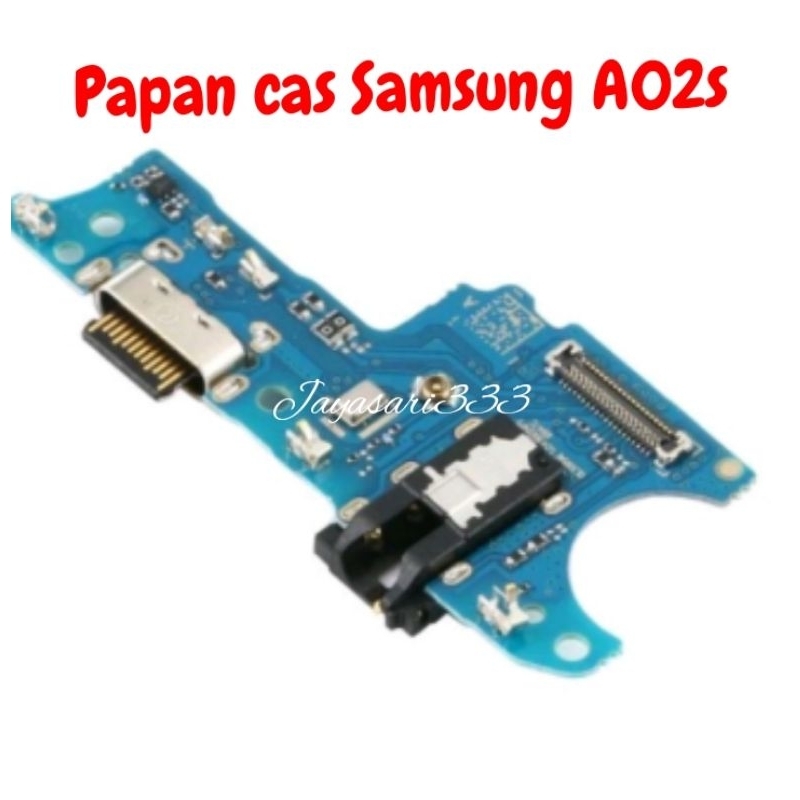 Papan cas Samsung A02s ORI charger konektor original full IC