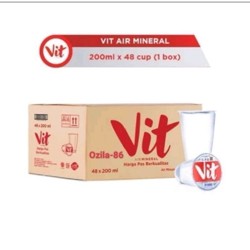 

Vit Gelas / Vit Gelas 200ml 1 Dus Isi 48 pcs