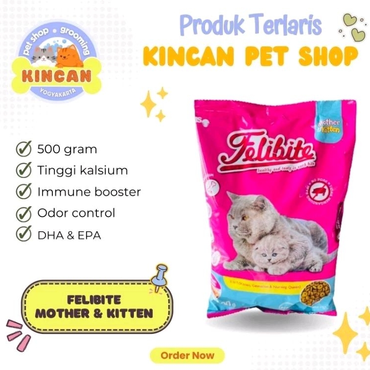 FELIBITE MOTHER AND KITTEN 500 GRAM