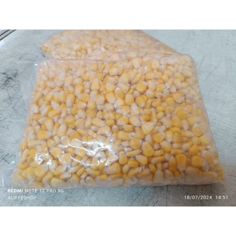 

jagung pipil frozen kemasan 1 kg
