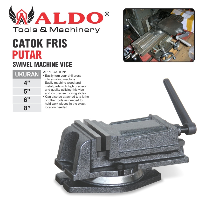 CATOK FRIS PUTAR 360 DERAJAT / CATOK BESI / RAGUM BESI MERK ALDO