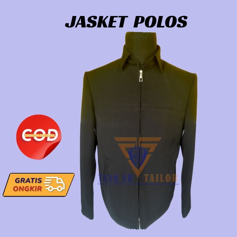 Jasket Jas Pria Casual Jaket Guru Formal Tanpa List