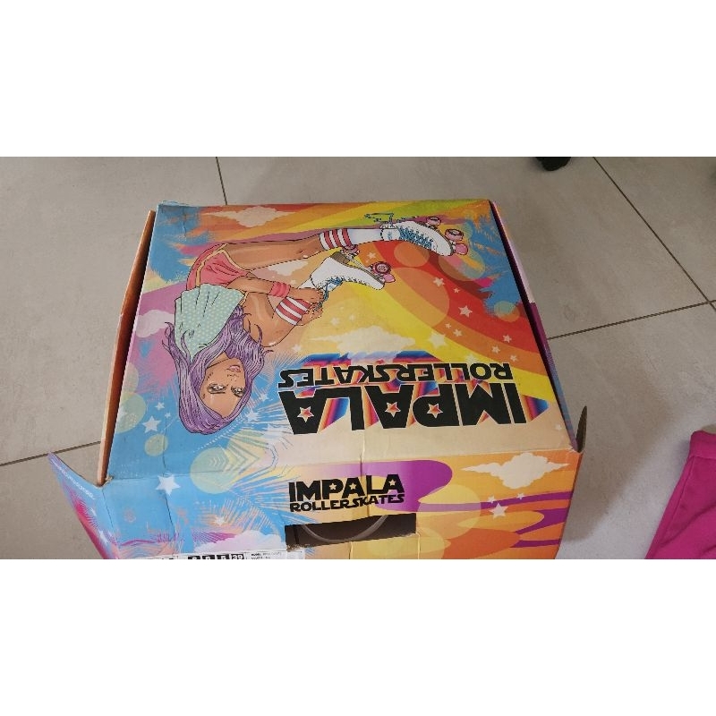 (second) impala roller skate black 39