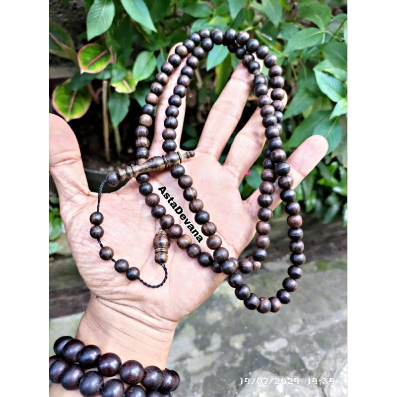Tasbih 99 kayu kalimosodo original 8mm | ready setigi nagasari dewandaru liwung secang galih asem wu