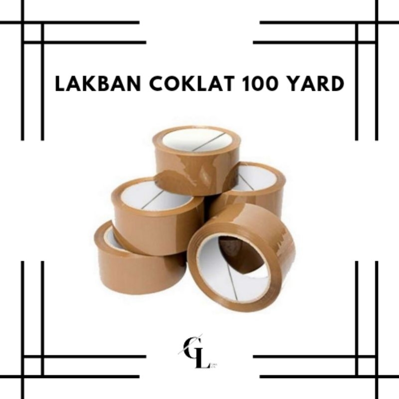 

Lakban Coklat 100 yard
