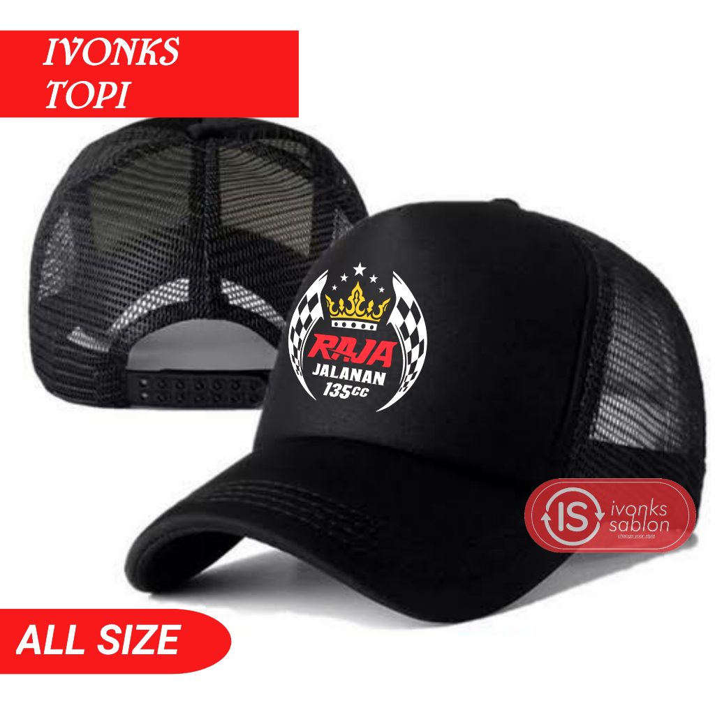 Topi Yamaha Rx King Yrki / Topi Rx King / Topi Trucker Pria/Wanita / topi murah / topi hitam / Topi 