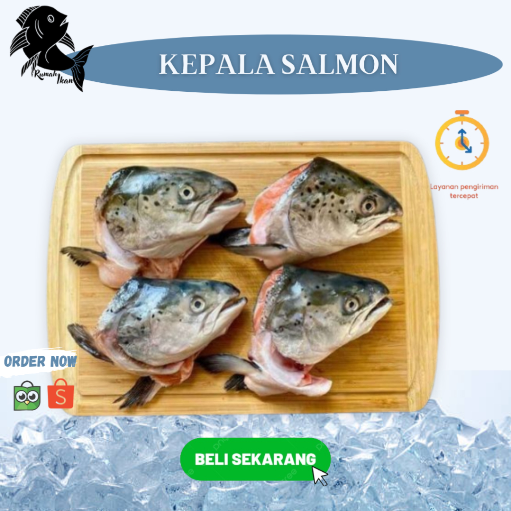

Kepala Salmon Rumah Ikan Segar 1Kg