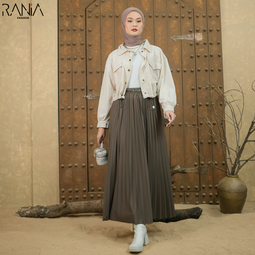 Rok Plisket - Avaery - Rania Fashion