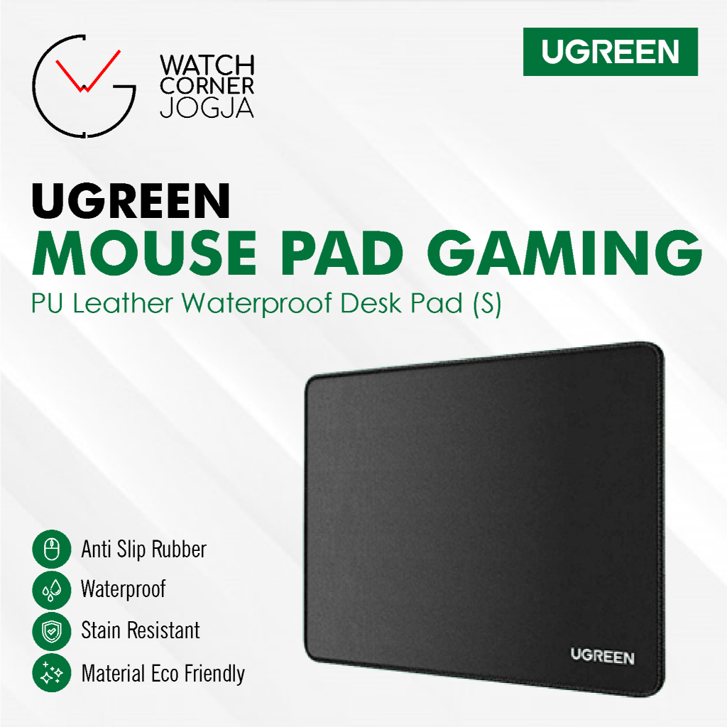 UGREEN Mousepad Gaming Premium PU Leather Waterproof Anti Slip GARANSI