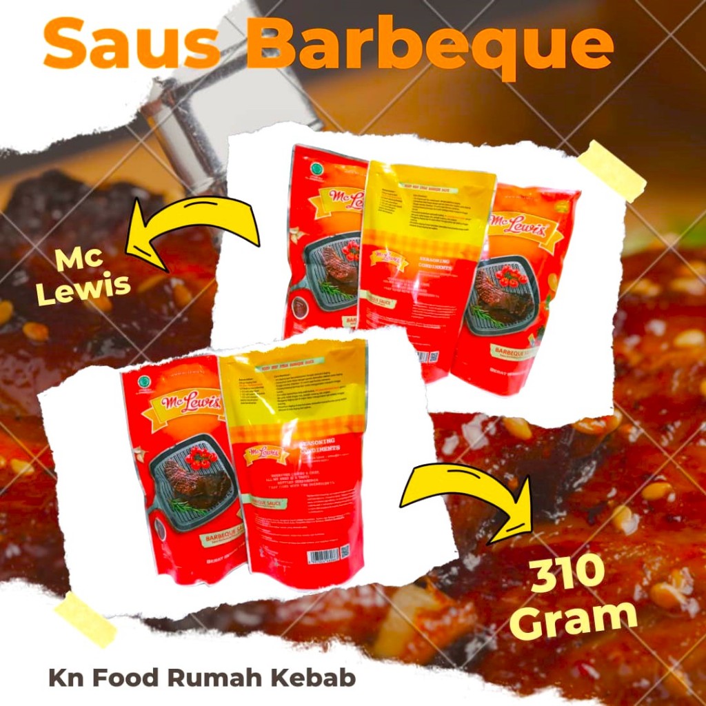 

Mc Lewis Barbeque Sauce - 310g barbeque BBQ Sauce babequ bbq saus mc lewis 310gram