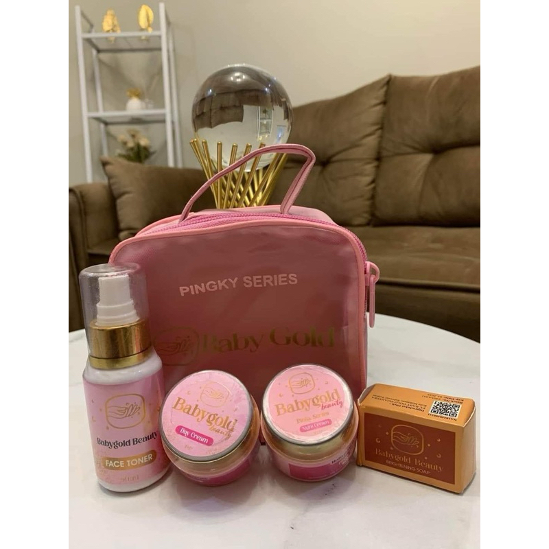 PAKET PINK SERIES / NORMAL - Cream Baby Gold