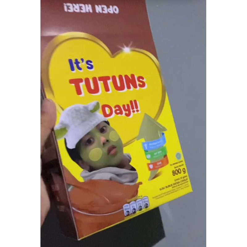 

Cereal box custom Dancow