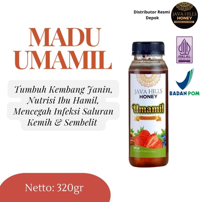 

Madu Umamil Java Hills Honey Asli Spesialis Ibu Hamil 320gr