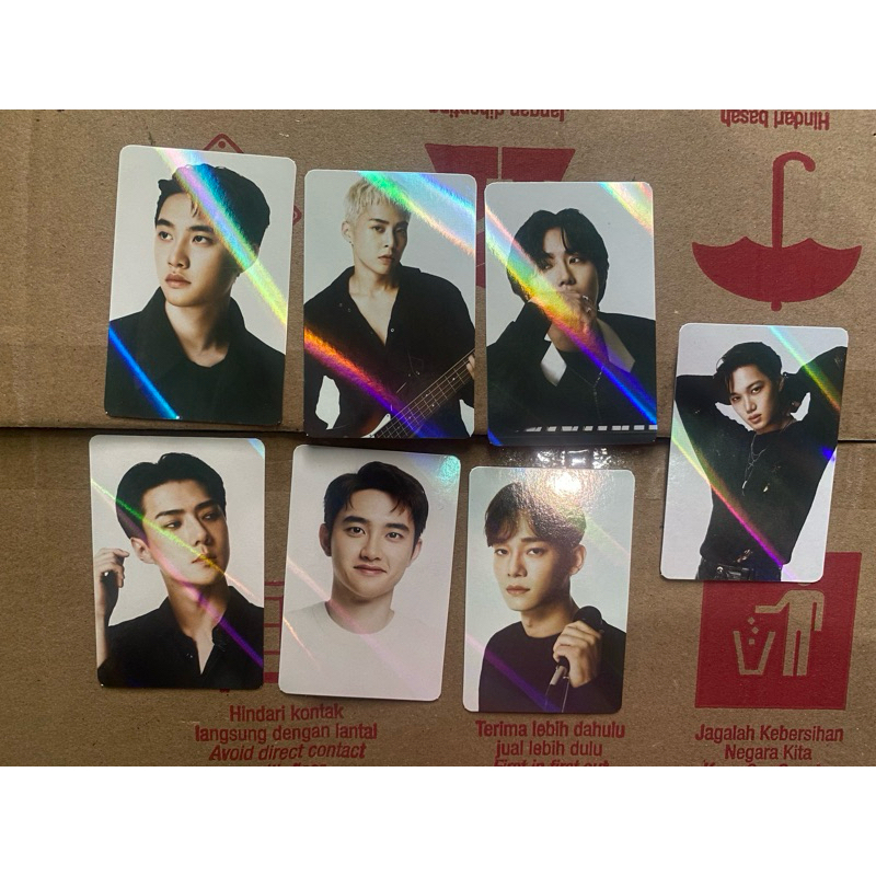 PHOTOCARD benefit aladin season greeting EXO 2023