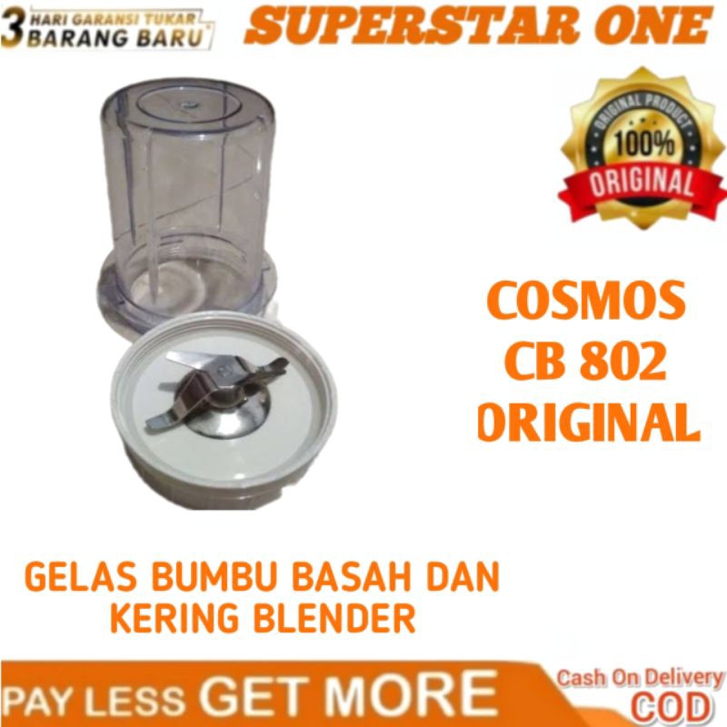 GELAS BUMBU BASAH DAN KERING BLENDER COSMOS CB 802 ORIGINAL