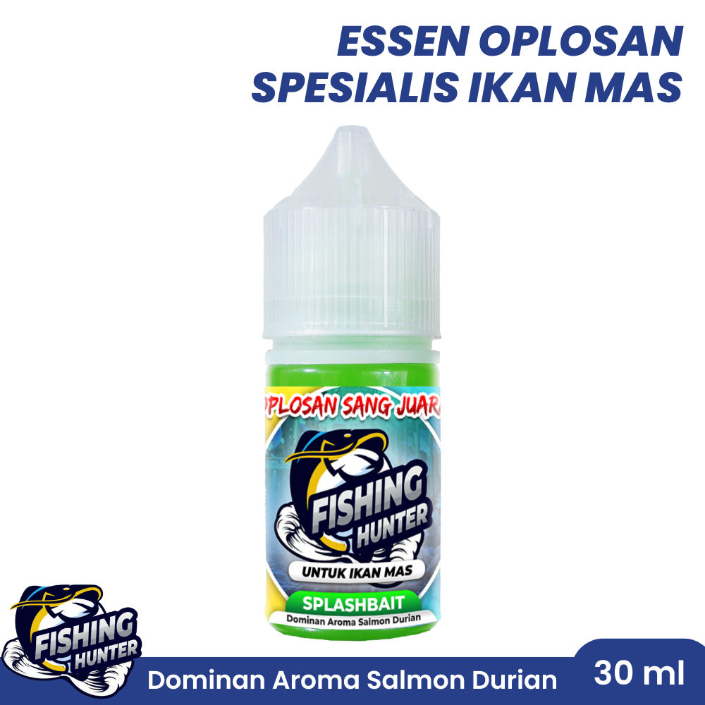 Essen Oplosan Aroma Salmon Durian 30ml Spesialis Turnamen Lomba Galapungan Ikan Mas Target Babon