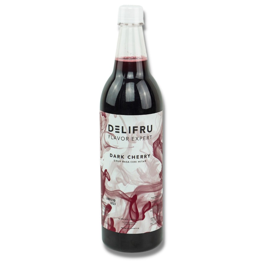 

Delifru Syrup Dark Cherry - Sirup Ceri Hitam 1 Liter