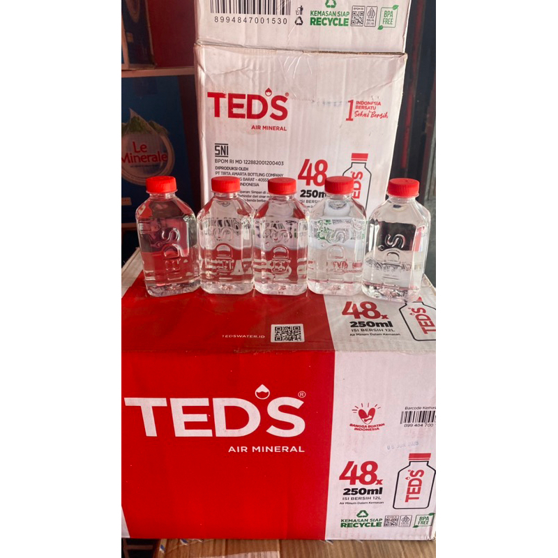 

(GRATIS ONGKIR) TEDS BOTOL MiNi air mineral 250ml isi 48 botol