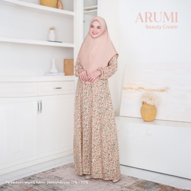SALVINA Home Dress Arumi (tanpa Jilbab) / homedress rayon / Gamis rayon