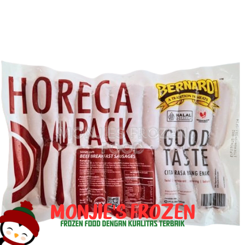 

BERNARDI Beef Breakfast Sausage Premium 1KG - Sosis HORECA Premium PACK